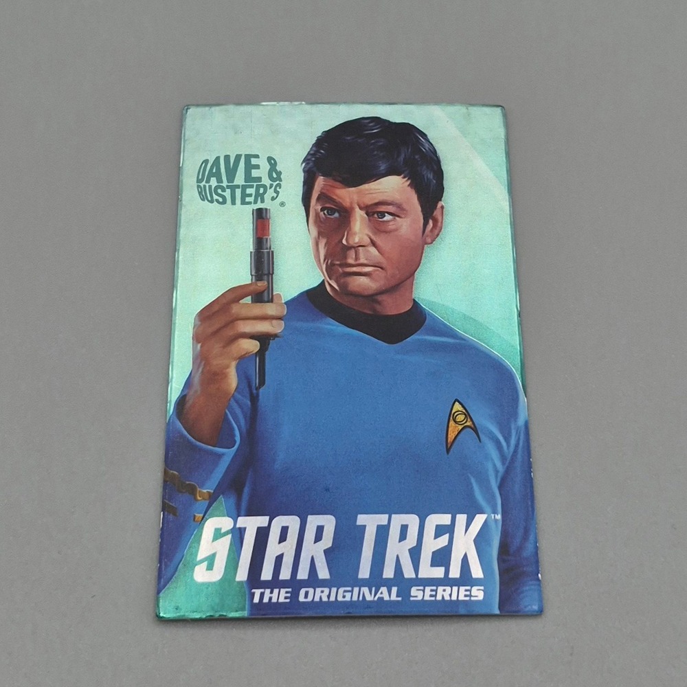 Dave & Buster's Star Trek The Original Series Bones McCoy Arcade Card 2016